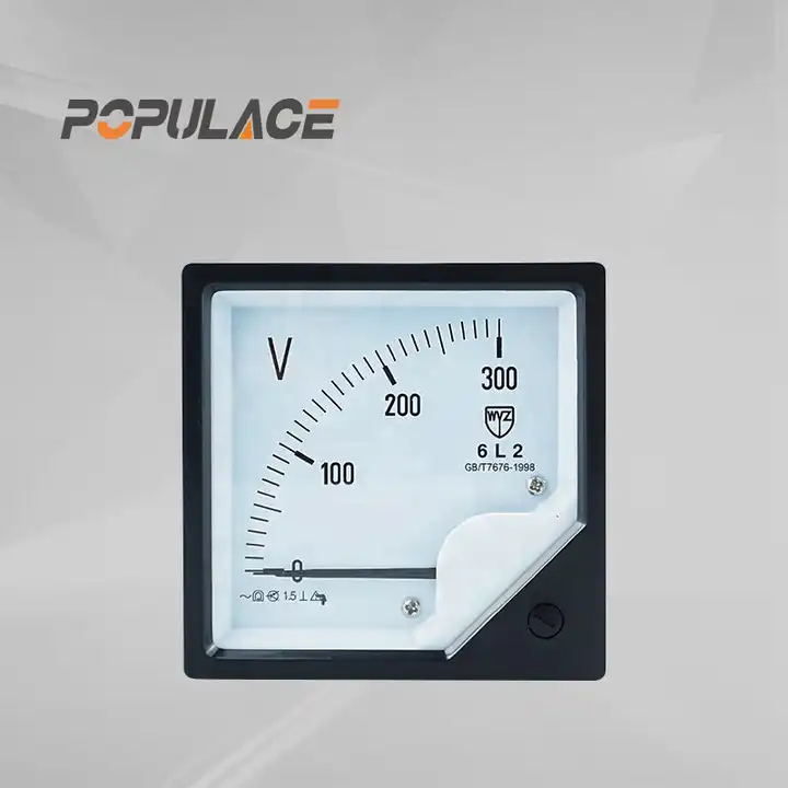Amp Panel Meter Ammeter Generator Pointer AC Ammeter Pointer Current Measuring Instrument 6L2V