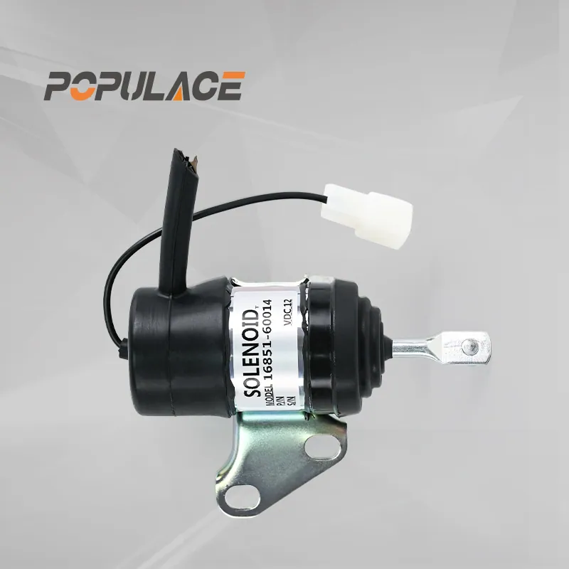 Kubota Diesel Engine Fuel Stop Solenoid Engine Stop Solenoid 12V 16851-60014