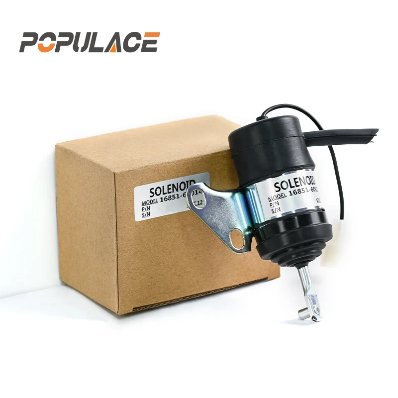 Kubota Diesel Engine Fuel Stop Solenoid Engine Stop Solenoid 12V 16851-60014