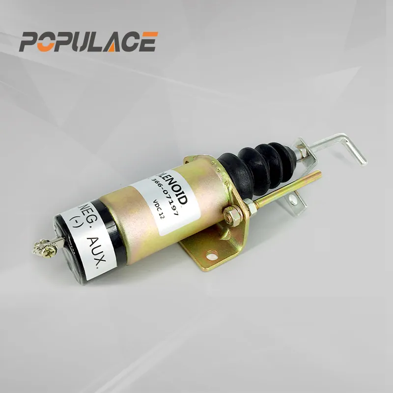 Lister Diesel Engine Fuel Stop Solenoid Engine Stop Solenoid 12V/24V 36607197