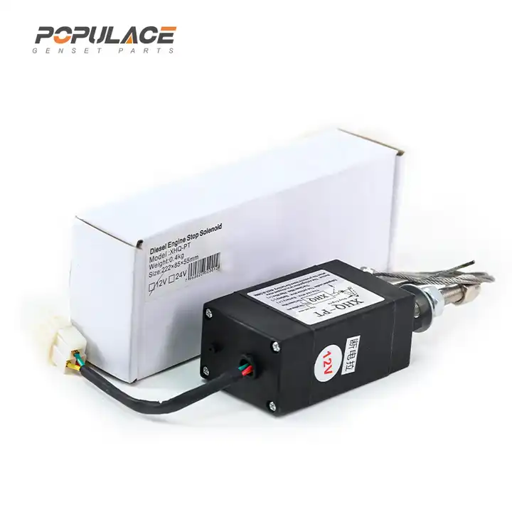 Weichai Diesel Engine Fuel Stop Solenoid Engine Stop Solenoid 12V/24V XHQ-PT