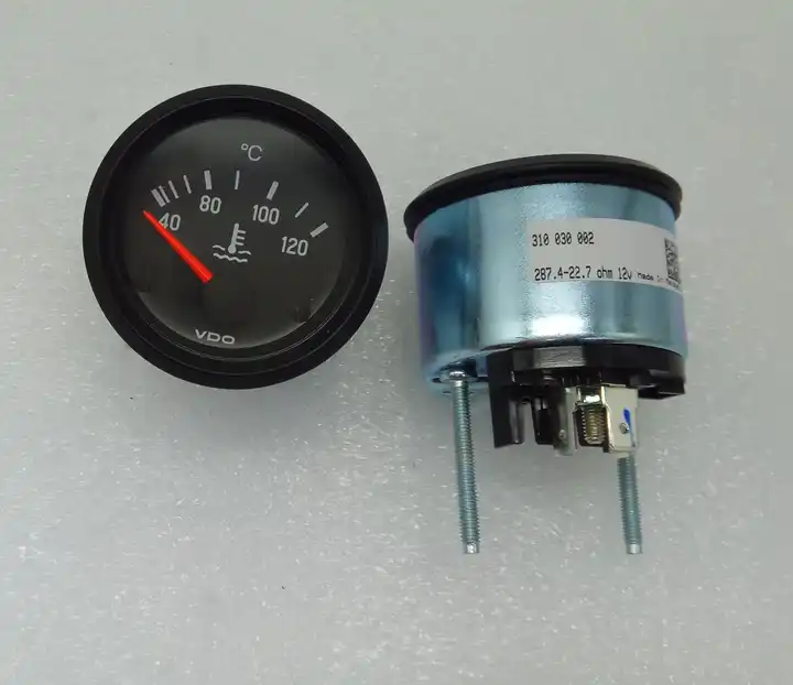 VDO Water temperature gauge 310-030-002C Measuringrange 12V Alarm value 120°C 310-040-002C 24V 120°C 310-040-01 24V 150°C